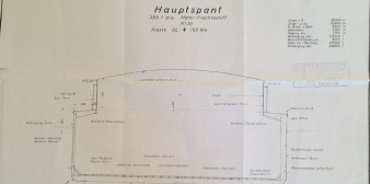 Konstruktionsplan der KLOSTERSANDE | 1968